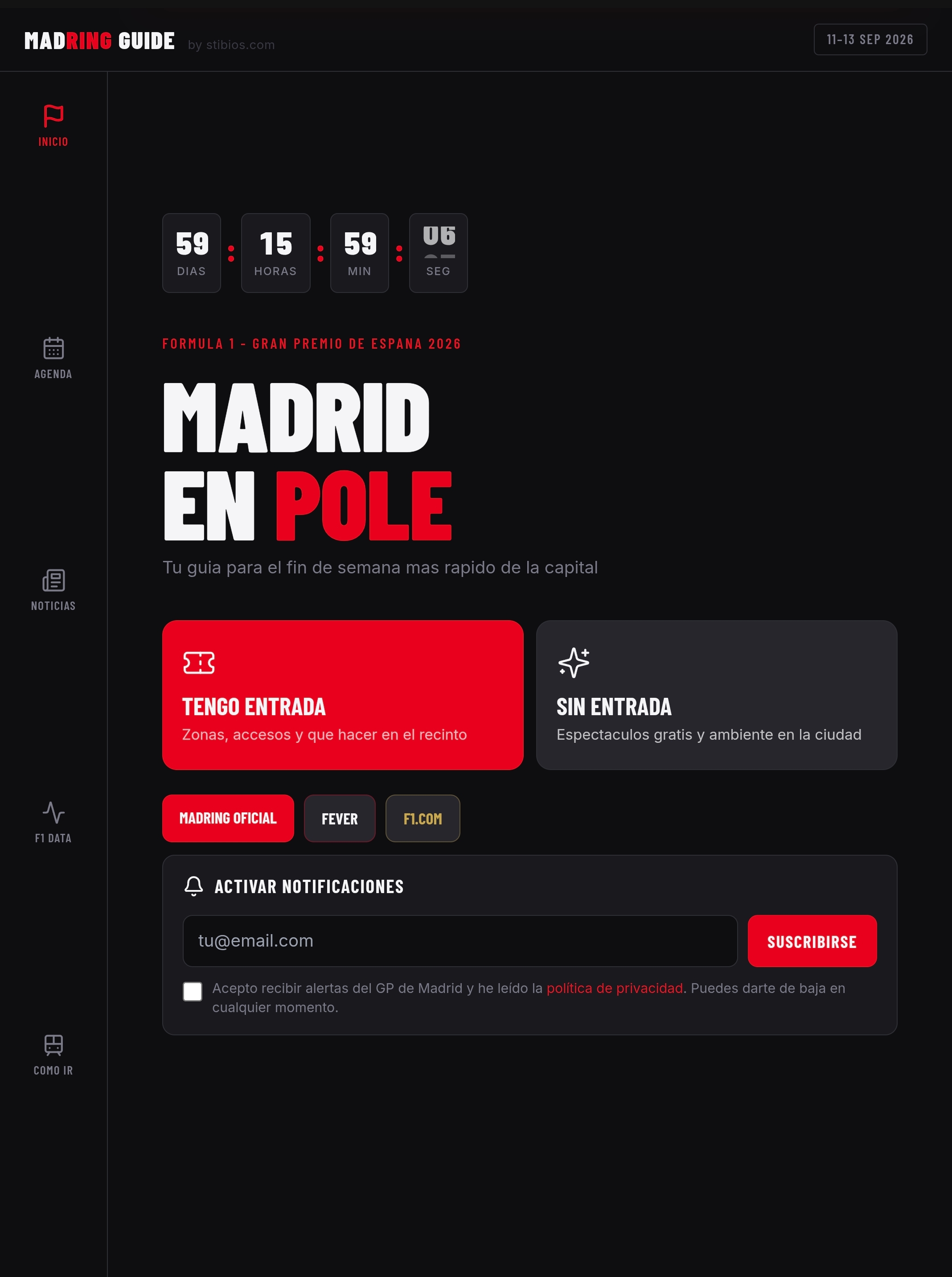 MADRING GUIDE — producto propio de Stibios Labs